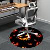 1pc Pumpkin Halloween Office Round Area Rug, Indoor Mat Suitable For Office, Under Office Chairs Bedroom Living Room Home Decor, Room Deco
