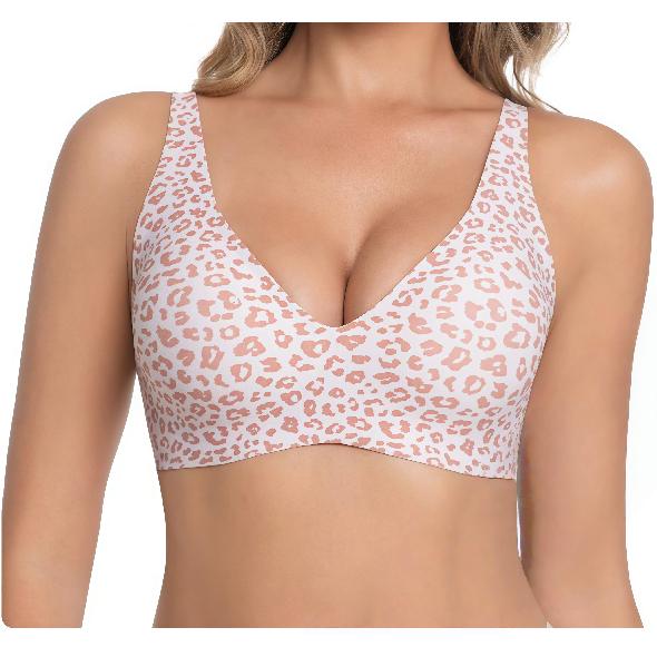 Zeriluna Push-Up Seamless Bra Wireless Invisible Bra for Small Busts Polyamide Spandex