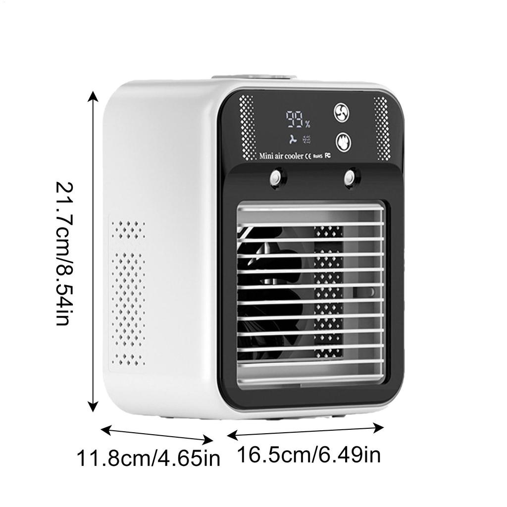 Air Conditioner Fan For Bedroom Portable Cooling Fan With Mist Quiet Personal Device Cooling Ventilador For Outdoor Floor