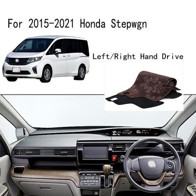 Para 2015-2021 Honda Stepwgn Step WGN Wagon RP1 RP3 Dashmat Painel de instrumentos Painel Protetor solar Pad Ornamentos