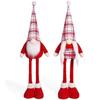 Cute Christmas Telescopic Doll Ornaments Red Merry Christmas Decoration  Xmas Festival Decor