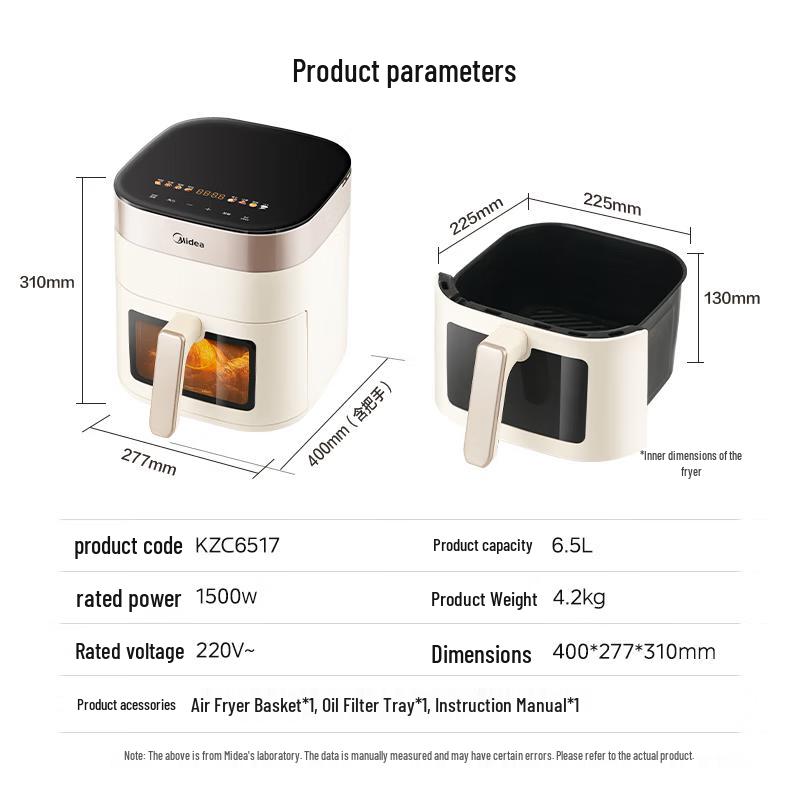 Midea 6.5L Smart Air Fryer Oven
