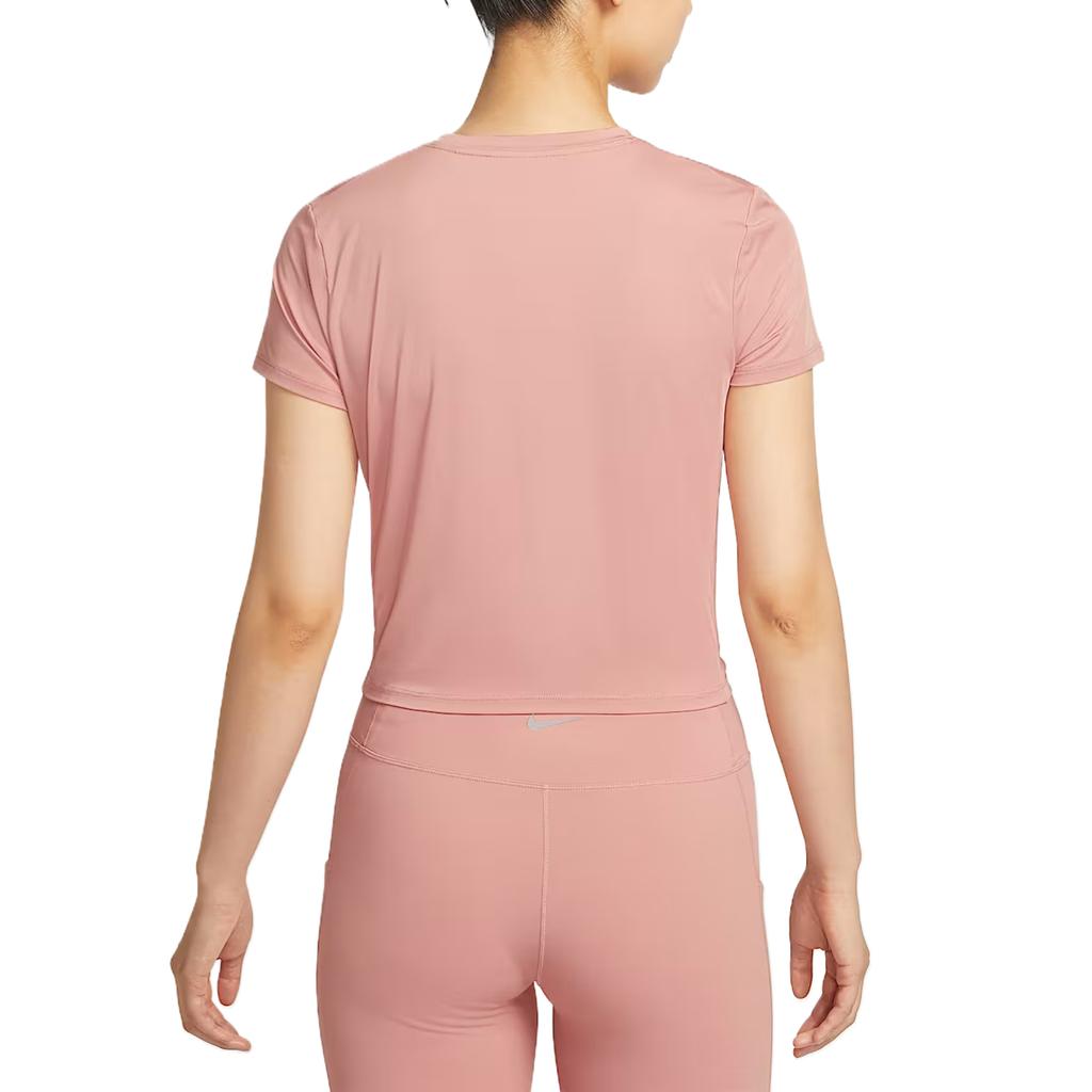 Nike Dri-Fit One Classic Twist Fashion Simple Trendy Beautiful Short Sleeve Regular T-Shirt Women Tops HJ1055-685
