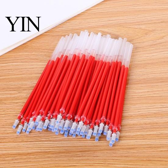 Cartucce di Ricambio Universali per Penne 50 PZ 0,5 mm Ricariche a Inchiostro Gel, Sostituzione Punta a Ago e Conica Ricariche Nere per Studenti Scrittura Fluida Pigmento