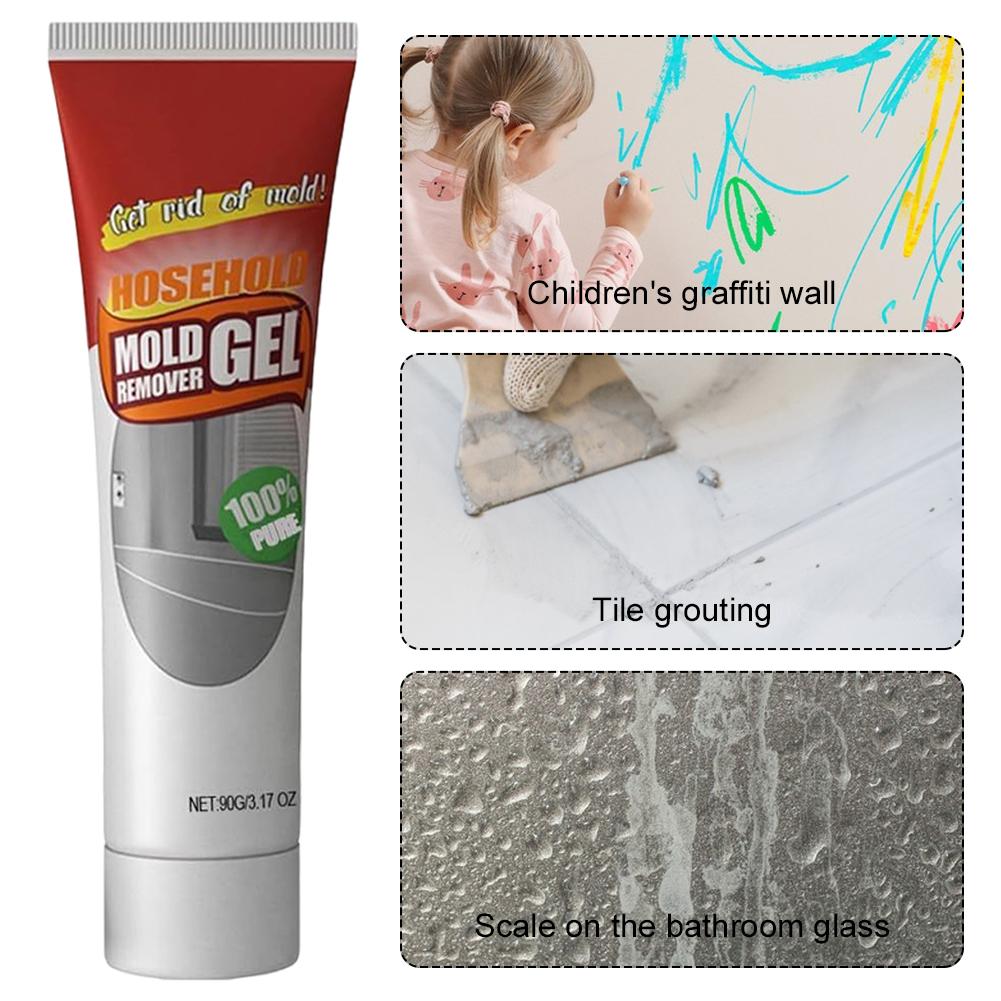 Mold Remover Gel Multi-purpose Powerful Household Cleaning Gel Mold Cleaning Agent for Furniture Tile Floor Cleaning