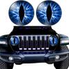 1 Paio Adesivi Impermeabili in PVC per Fari 'Occhi di Bestia', Adesivi per Auto, Adesivi Impermeabili per Luci Auto, Facili da Installare, Accessori Auto Resistenti alle Intemperie