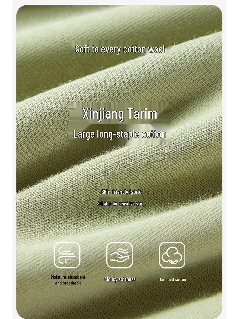 Damen 5A Antibakterielles Xinjiang Baumwoll Thermo-Unterwäsche Set - Dünn, Reine Baumwolle, Milbenschutz, Herbst/Winter, Oberteil & Hose.