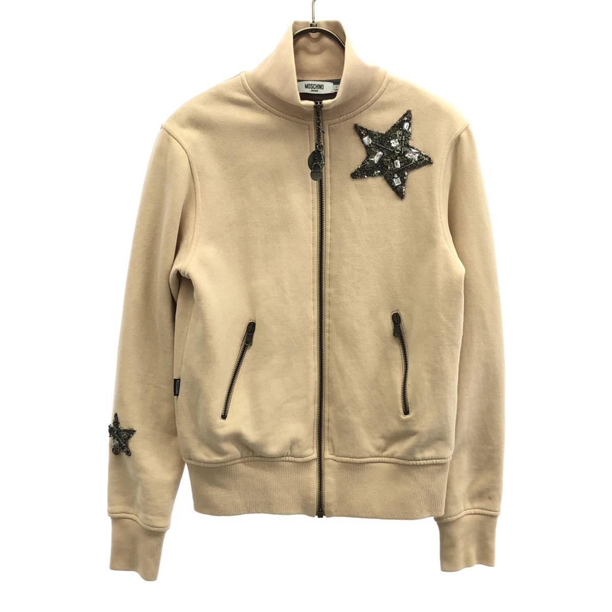 

MOSCHINO JEANS сделано в Италии Герб свитшот Куртка на молнии 40 розовый Женский Б/У