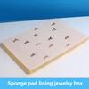 Stylish Pack of 5 Jewelry Tray Foam Inserts Sturdy Sponge Home Accessory for Earrings Necklace Rings Display Box