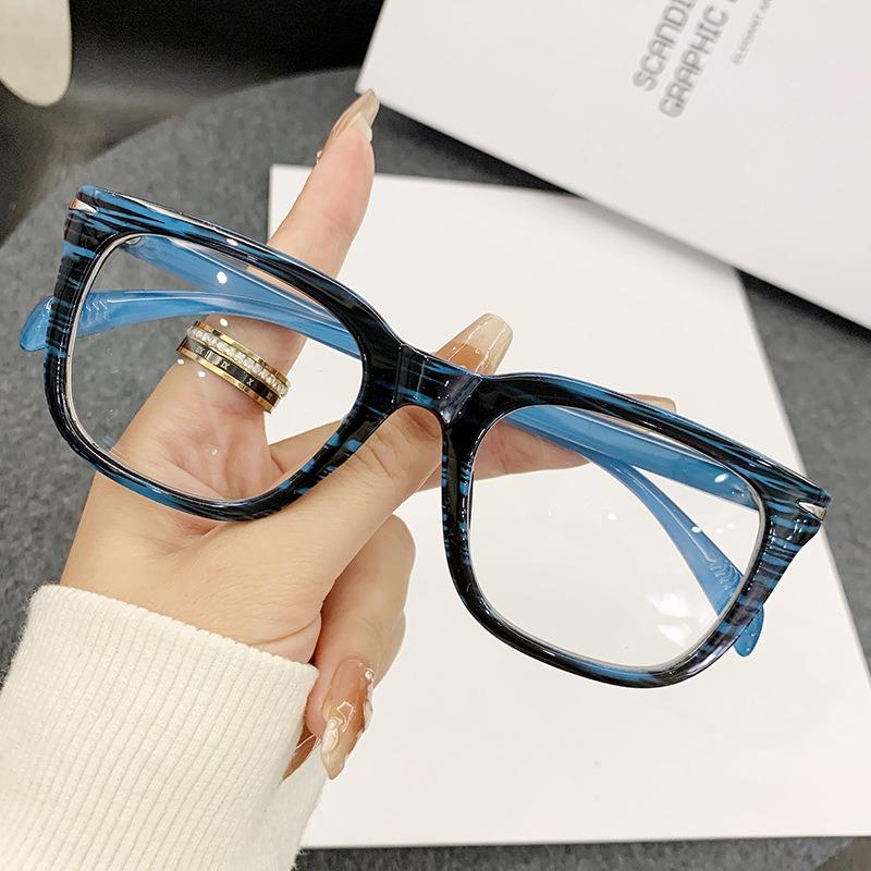 Anti Blue Light Blocking Glasses Frame Hand Made TR90 Resin Myopia Len Trend Clear Lenses Computer Eyeglasses