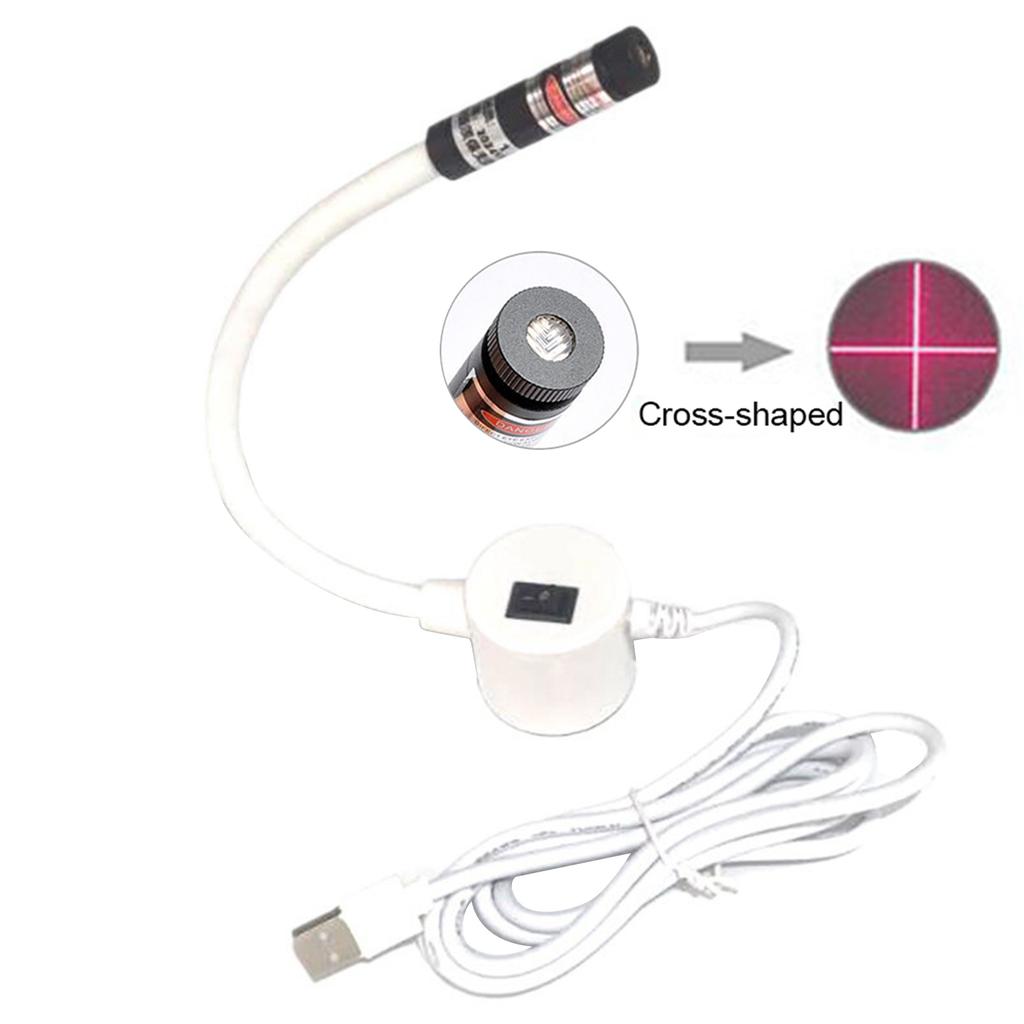 Sewing Vision Guide Light Positioning Beam Quilting Laser Light USB Magnetic Base Line/Cross Cutting Sewing Machine Accessories