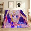 Custom Name Galaxy Dreamer Flannel Blanket Throw Blanket Soft Warm Sofa Bed Decor Unique Gift
