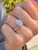 925 Silver Fashion Plain Oval Zircon Stackable Set Ring For Women Anniversary Wedding Luxury High Quality Fine Jewelry