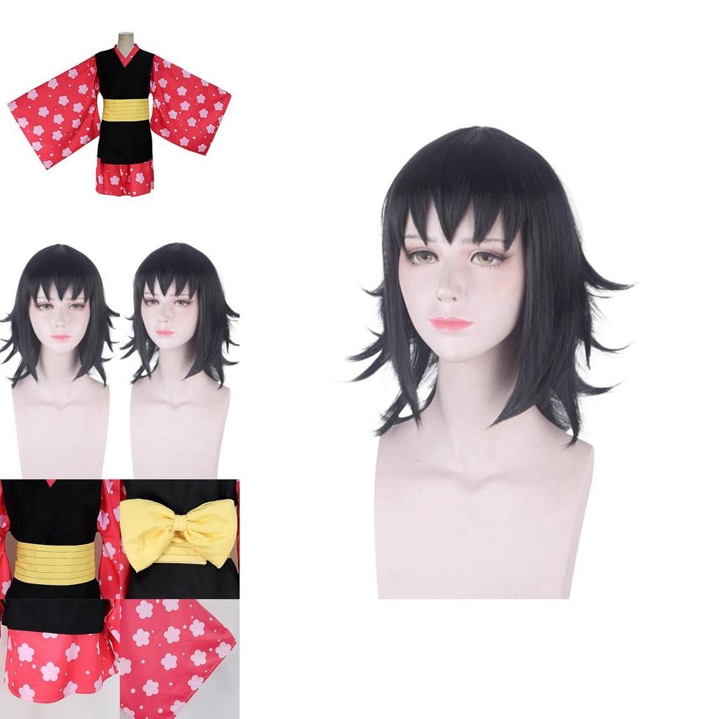 Slayer Demon Kimetsu No Yaiba Makomo Cosplay Costume Women Kimono Suit Robes