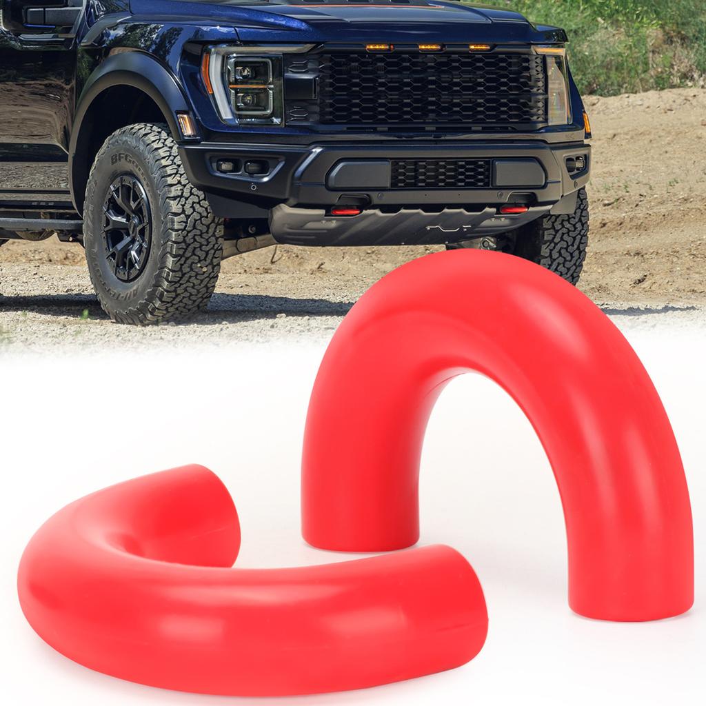 Silicone Tow Hook Protectors Silicone Tow Hook Guards Shielding Preventing rusts & Scratches Vehicle Exterior Protection