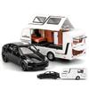 1/32 Scale Tesla Model Y Caravan Metal Diecast Alloy Toy Car Model Trucks For Kids Toys Vehicles Hobbies Collection