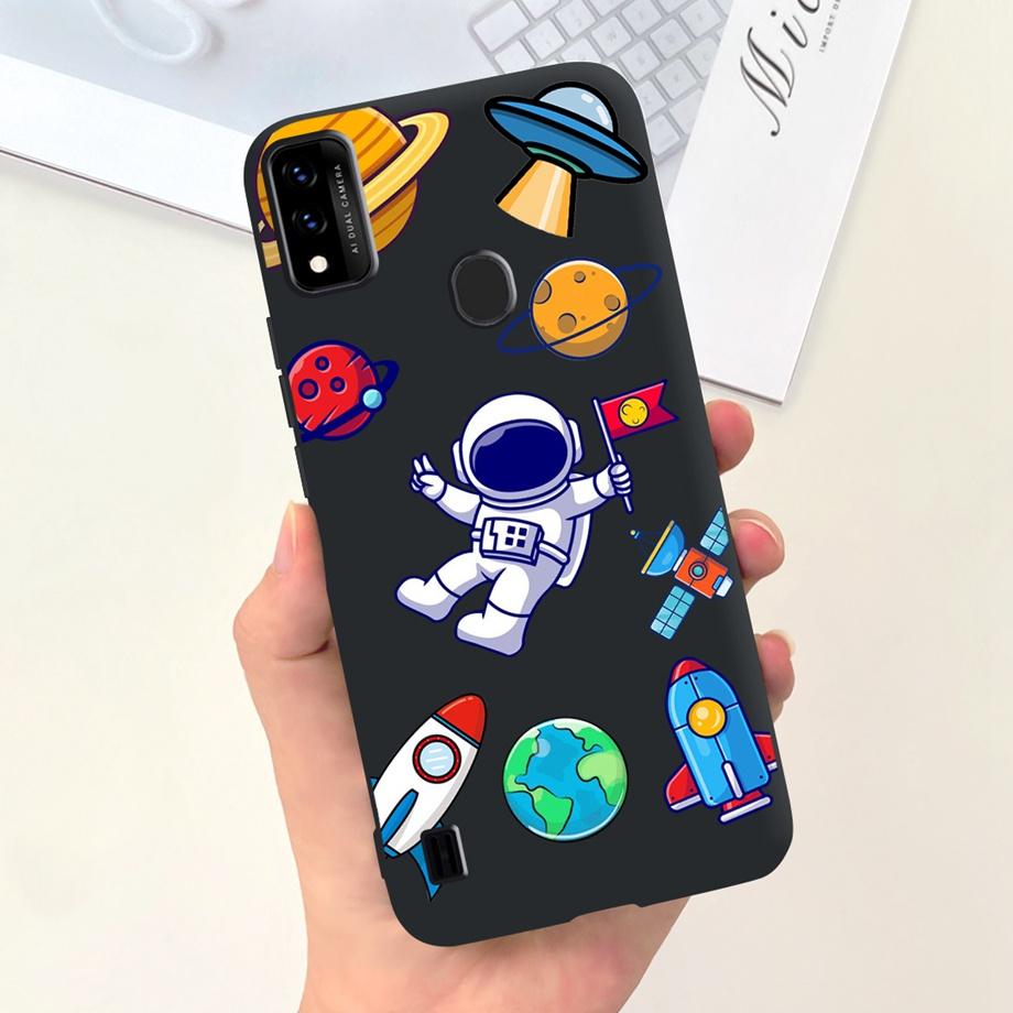 For ZTE Blade A51 A71 2021 Case Soft Silicone Bumper Cool Style Dragon Astronaut Cat Fundas ZTE A71 BladeA51 Housing Shockproof