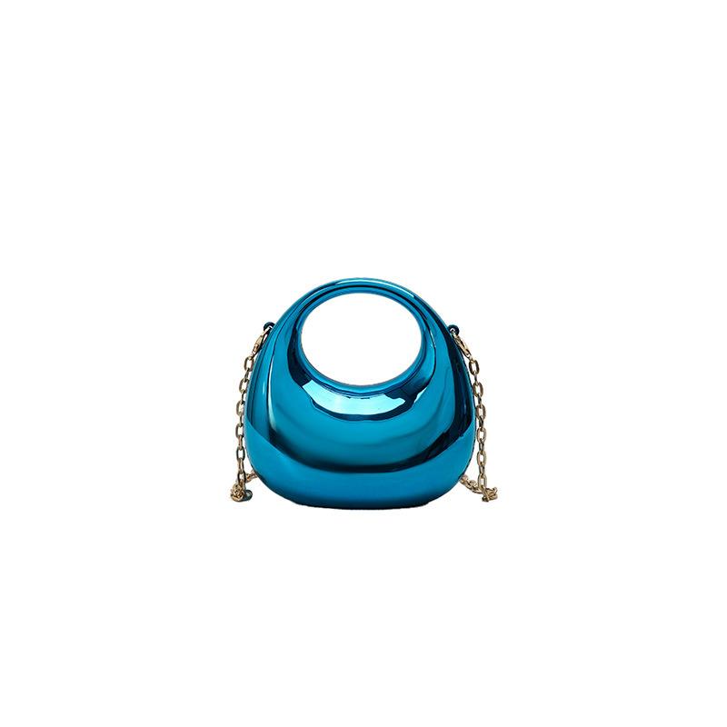 Acrylic dumpling bag women's bag 2025 new European and American fashion niche chain shoulder bag mini messenger box bag