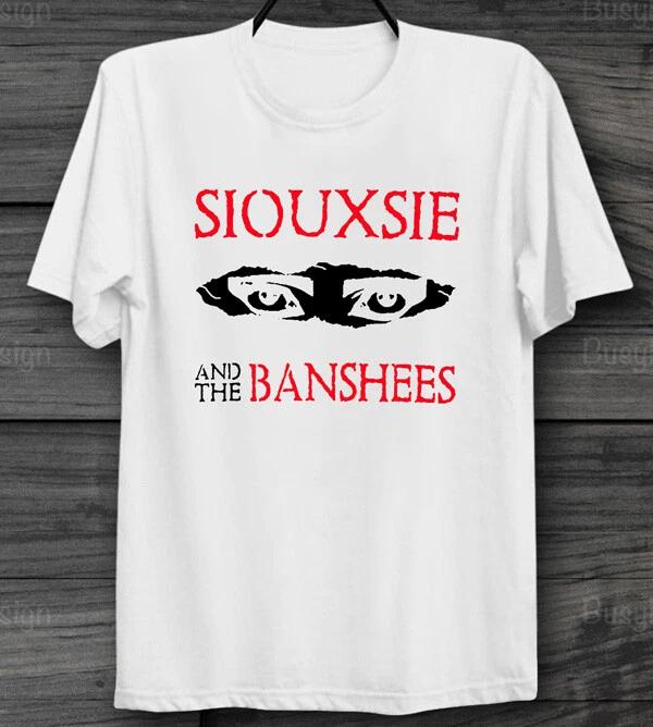 

Siouxsie and the Banshees Music 100% Cotton T-shirt Mens Tees Top Rock Gift Tee Unisex Men s Ladies Top L