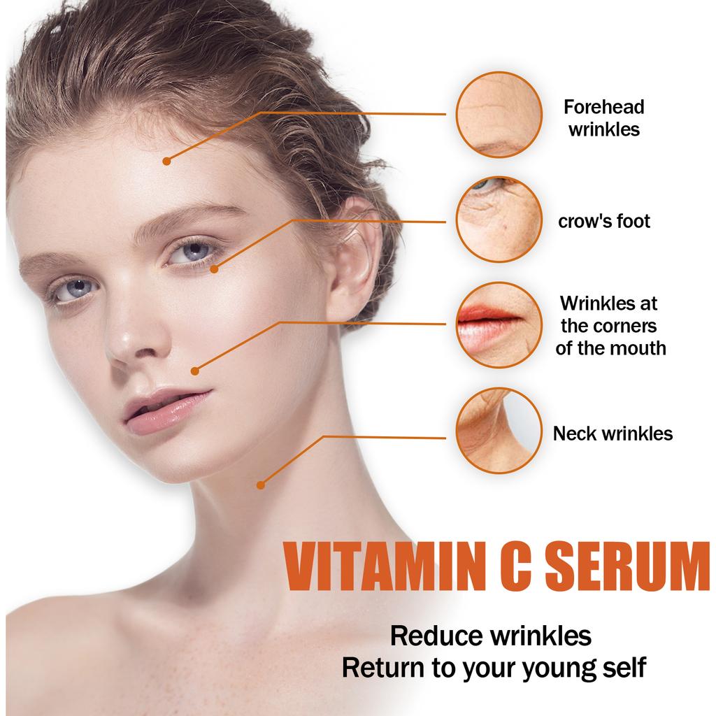 EELHOE Anti-Aging Whitening Vitamin C Serum Firming Hydrating Whitening Anti-Wrinkle Serum