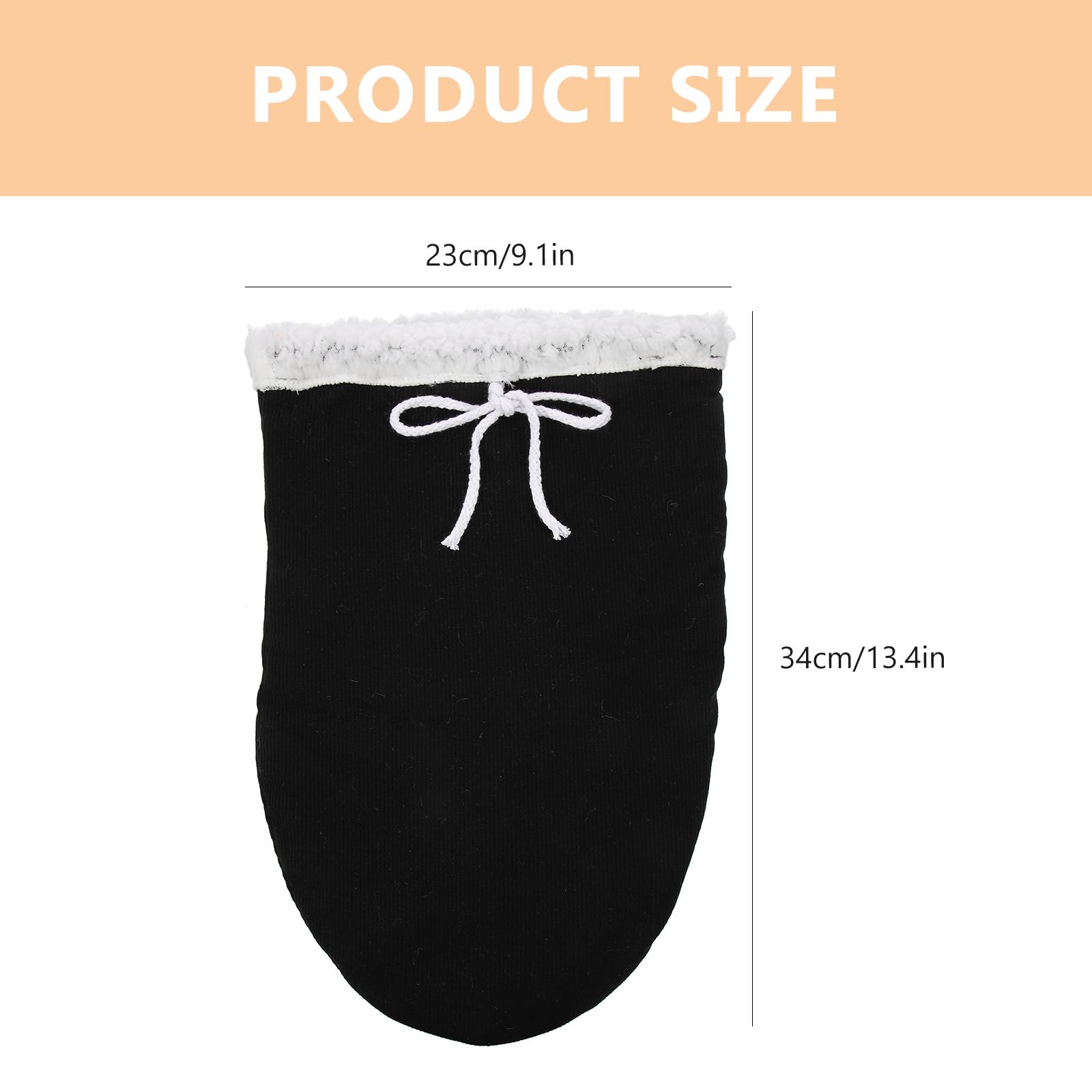

1pcs Gypsum Sock Cover Warm Thick Adjustable Cast Foot Protector For Ankle Support Leg Swelling Fracture Care Socks Warm Gypsum чорний