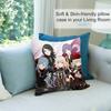 B-Bang Dream Ave Mujica Cartoon Pillow Case Cushion Cover Soft Cute Throw Pillow Case For Sofa Pillowcase Polyester With Zipper