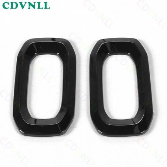 Interior Door Handle Lock Switch Trim For Jeep Wrangler JL JT 2018+ Bright Black