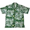 Men's Summer Pure Cotton Loose Large Size Shirt Hainan Seaside Vacation Retro Casual Couple Printed Short-Sleeved Shirt