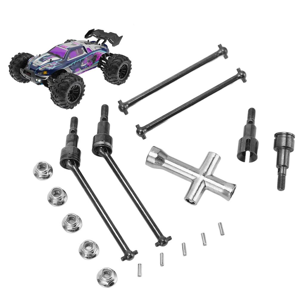 RC Front Rear Drive Shaft Set Steel CVD Driveshaft for SCY 16101 16102 16103 16201PRO 1/16 RC Car