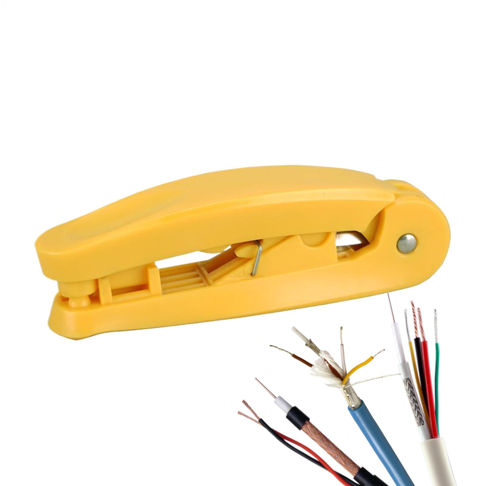 

For Computer Phone Telephone Cable Cable Wire Stripper Ethernet Wire Stripping Tool Portable Pliers With Ergonomic Grip UTP помаранчевий