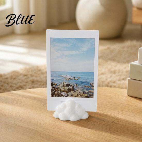Display Stand For Photos 5Pcs 3D Printed Photo Stand, Decorative Rack, Lovely Cloud Shape Picture Multi-purpose Holder for Leaf Artwork Hand Paintings