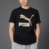 Puma Classics Logo T-Shirt 'Black Gold' Men's 532280-01