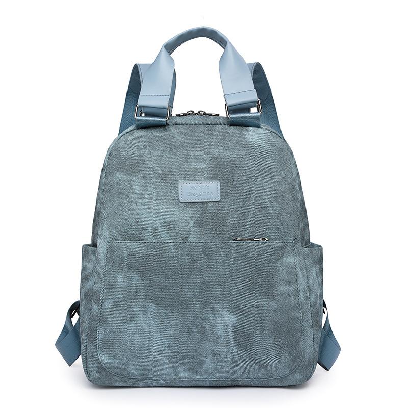 Schoolbag Backpack 1011 Autumn New Fashion Women's Soft Leather Backpack Leisure Commuter Simple Travel School Bag