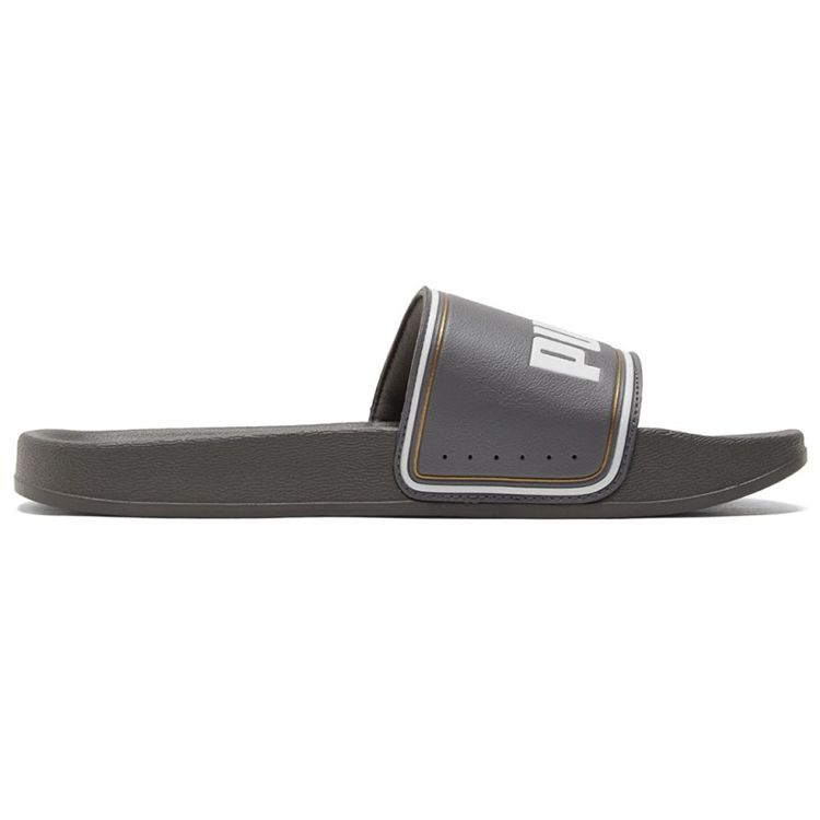 Puma Leadcat Ftr Synthetic Leather Outdoor Sports Slide Sandals Unisex Footwear Black White 372276-11