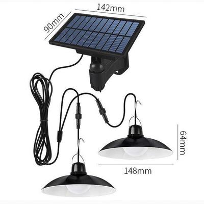 UOSU Split Solar Garden & Camping Pendant Light with Remote