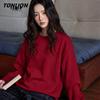 TonLion Women's Casual Long-Sleeve Crewneck Sweatshirt