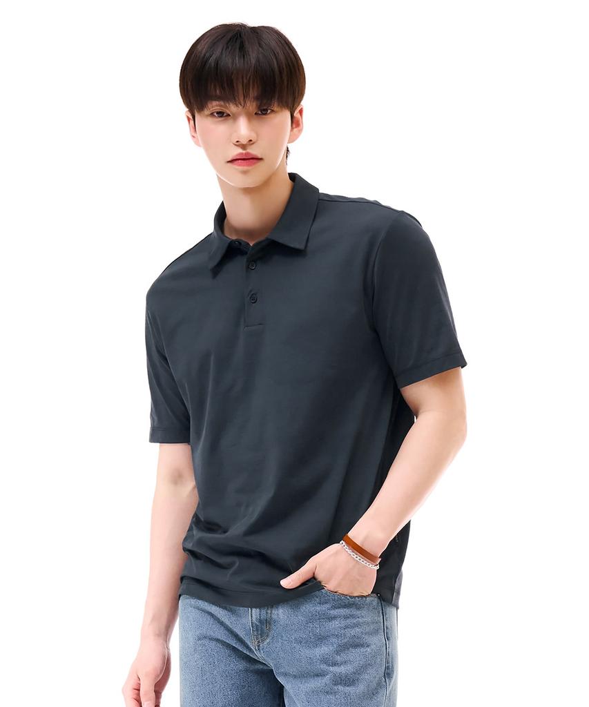 CHASECULT Men'S Cool Collared Short Sleeve T-Shirt - Green