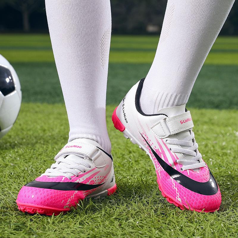 Außenhandel Kinderfußballschuhe Herren- und Damen-Sportfußballschuhe Stollen Grundschüler Hallenfußballspiel Trainingsschuh