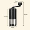 Ceramic Burr Manual Coffee Grinder Hand Crank Portable Adjustable Grinder  Feeding Tube