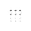 Superglide2 (Type-C) Mouse Feet, Universal Dot 6mm + 9mm (12pcs) [Tempered Glass Material, Rounded Edges, High Durability, Low Friction, Super Smooth]