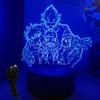 3D Anime Lamp Jujutsu Kaisen Led Night Light RGB Table Lamps Satoru Gojo Action Figure Kids Bedroom Desk Home Decor Friend Gifts