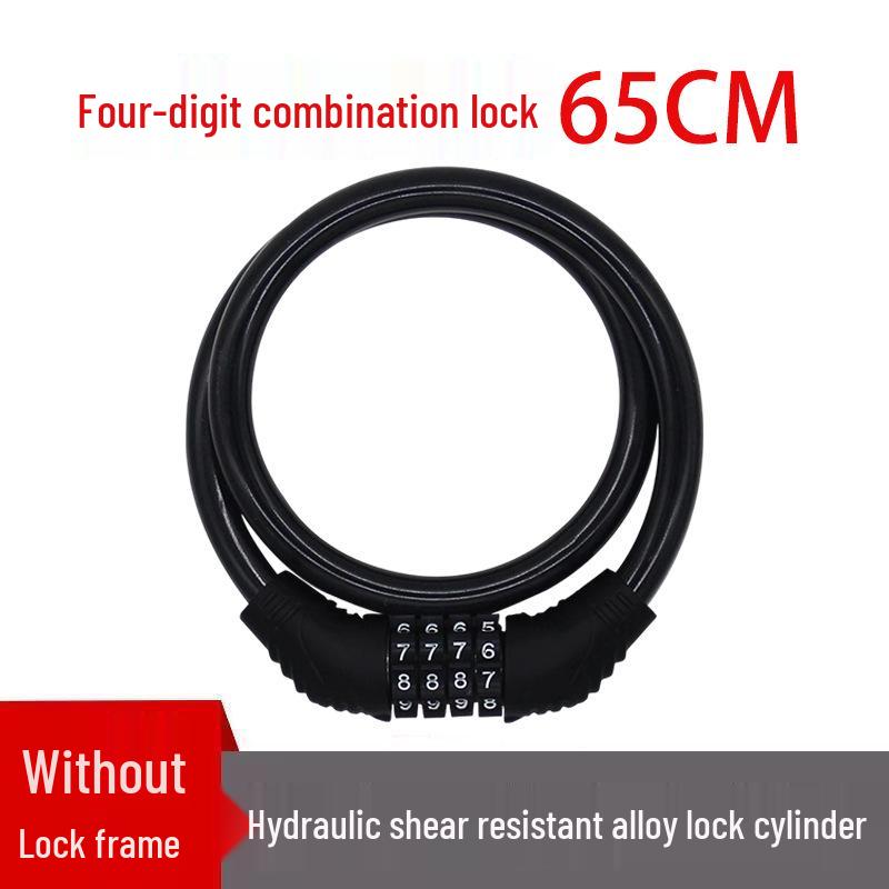 "Anti-Theft Five-Digit Combo Lock for Bikes and Electric Motorcycles"