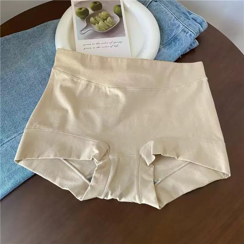 Damskie majtki typu boyshort, pełne pokrycie, bawełniane bokserki, bezszwowa, elastyczna bielizna