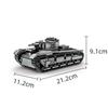Non-Toxic 673Pcs Military German Nbfz Building Blocks World War Ii Heavy Tank Kit Model Panther Kids Toys Ww2 Bricks Gift Educational 4515