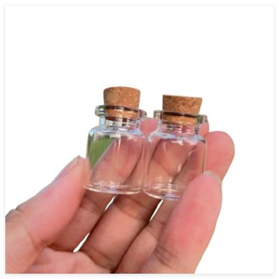 50/100 Pcs 5ml Small Decor Glass Bottle 12×22×30mm DIY Crafts DECORATIVE SMALL JARS Mini Glass Bottles Glass Test Tube