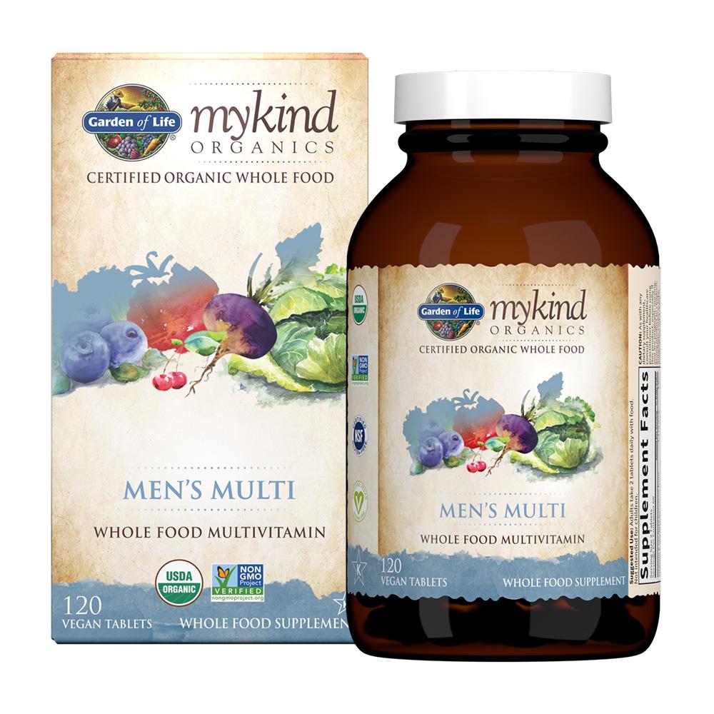 Mykind Organics Mens Multi, 120 Vegan Tablets