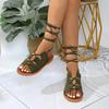 Fashion Women's Fashion Trends Anti-Slip Sandals 2025 Classic Wearing Comfortable Feet Naked Strap Roman Women's Shoes Zapatos De Mujer