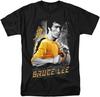 Tricou Unisex Adult Popfunk Classic Bruce Lee Dragon Galben