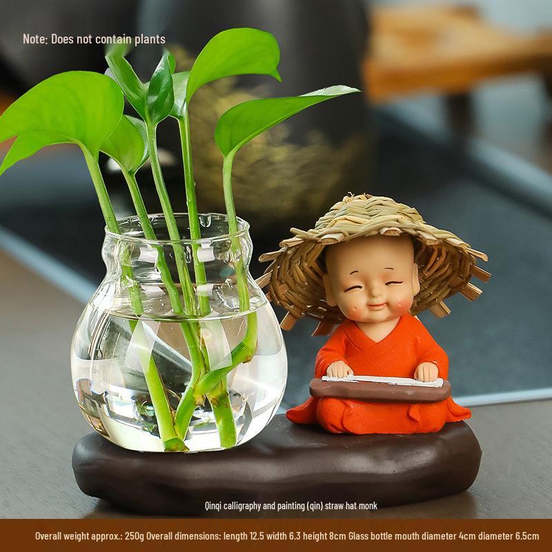 Creative Little Monk Desktop Ornaments for Home and Office Decor