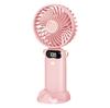 Portable Handheld Mini Fan 6 Speed 90° Foldable Fan LED Digital Display 3600mAh Rechargeable Cooling Fan for Outdoor Travel